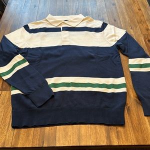 Men’s J Crew knit polo, size M